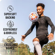 Lightweight and beginner-friendly Villain Trainer football for gardens and parks
