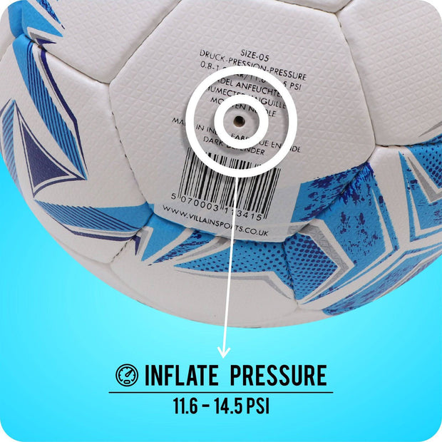 Official size 5 football by Villain Sports